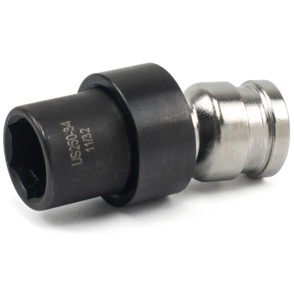 US250-34 11/32'' 6-Point Low Profile Swivel Socket, 1/4'' Square Drive