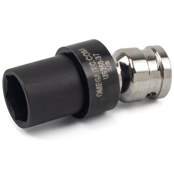 US250-37 3/8'' 6-Point Low Profile Swivel Socket, 1/4'' Square Drive