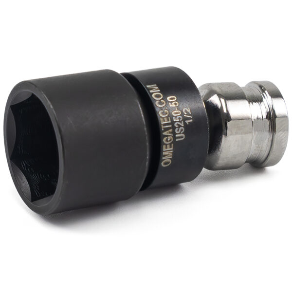 US250-50 1/2'' 6-Point Low Profile Swivel Socket, 1/4'' Square Drive