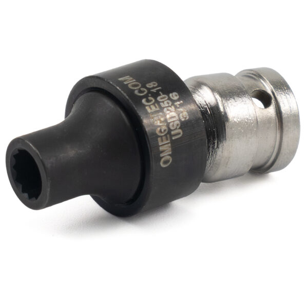 USD250-18 3/16'' 12-Point Low Profile Swivel Socket, 1/4'' Square Drive