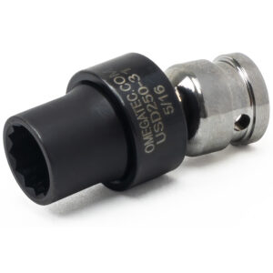 USD250-31 5/16'' 12-Point Low Profile Swivel Socket, 1/4'' Square Drive