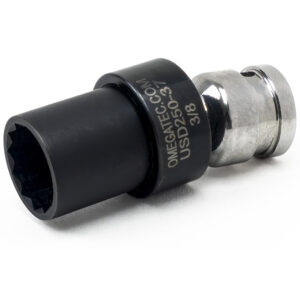 USD250-37 3/8'' 12-Point Low Profile Swivel Socket, 1/4'' Square Drive