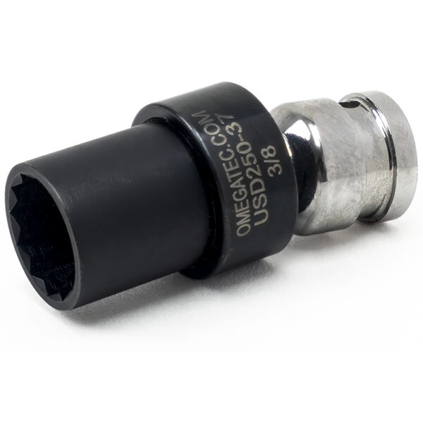 USD250-37 3/8'' 12-Point Low Profile Swivel Socket, 1/4'' Square Drive