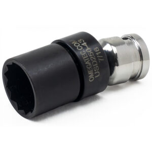 USD250-43 7/16'' 12-Point Low Profile Swivel Socket, 1/4'' Square Drive
