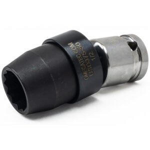 USD375-50 1/2'' 12-Point Low Profile Swivel Socket, 3/8'' Square Drive