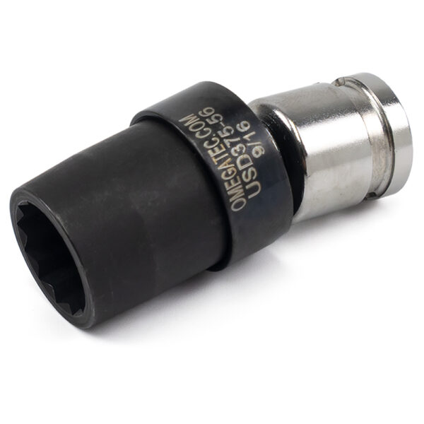 USD375-56 9/16'' 12-Point Low Profile Swivel Socket, 3/8'' Square Drive
