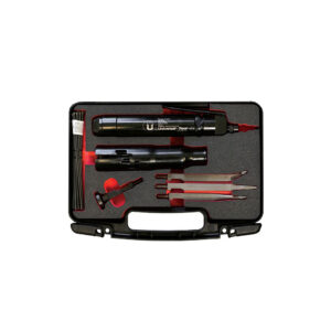 Universal Tool UT8635K-2 Straight Needle Scaler - Complete Kit With Chisels, Extra Needles, Case