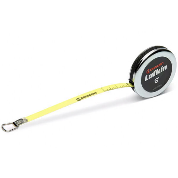 Lufkin W606PD 1/4'' x 6' Executive Diameter Pocket Tape Measure