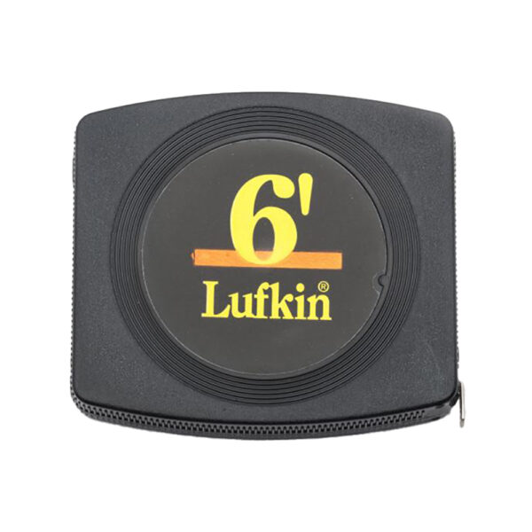 Lufkin W616 1/4'' x 6' Pee Wee Yellow Clad Pocket Tape Measure