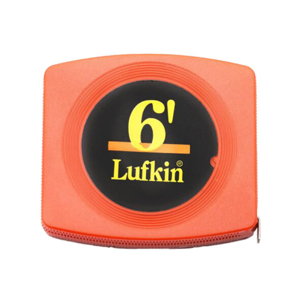 Lufkin W616BO 1/4'' x 6' Pee Wee Case Yellow Clad Pocket Tape Measure