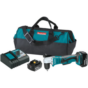 XAD02 Makita 18V LXT Lithium-Ion Cordless 3/8'' Angle Drill Kit (3.0Ah)