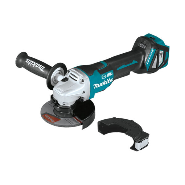 XAG21ZU Makita 18V LXT Lithium-Ion Brushless Cordless 4-1/2'' / 5'' Paddle Switch Cut-Off/Angle Grinder, With Electric Brake and AWS, Tool Only