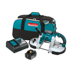XBP02TX Makita 18V LXT Lithium-Ion Cordless Portable Band Saw Kit (5.0Ah)