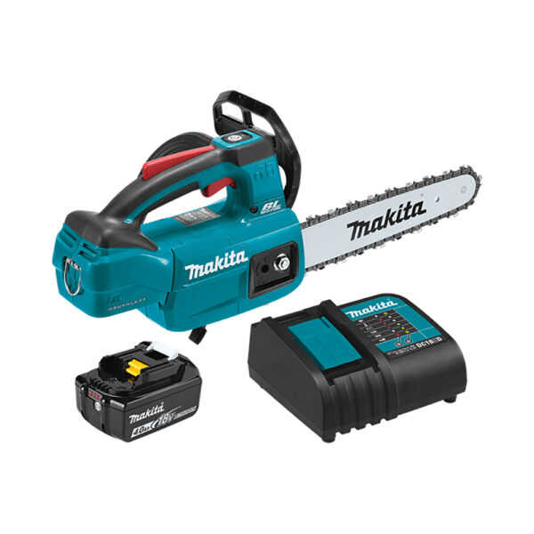 XCU06SM1 Makita 18V LXT Lithium-Ion Brushless Cordless 10'' Top Handle Chain Saw Kit (4.0Ah)