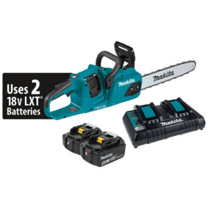 XCU07PT Makita 36V (18V X2) LXT Brushless 14'' Chain Saw Kit (5.0Ah)