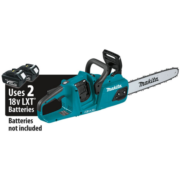 XCU07Z Makita 36V 36V (18V X2) LXT Brushless 14'' Chain Saw, Tool Only