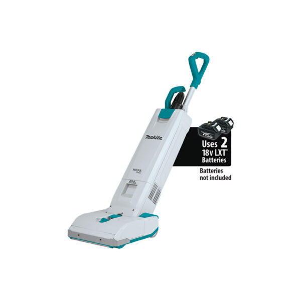 XCV19Z Makita 36V (18V X2) LXT Brushless 1.3 Gallon HEPA Filter 12'' Upright Vacuum, Tool Only