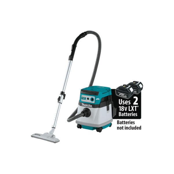 XCV23Z Makita 36V (18V X2) LXT Brushless 4 Gallon Wet/Dry Dust Extractor/Vacuum, Tool Only