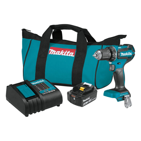 XFD13SM1 Makita 18V LXT Lithium-Ion Brushless Cordless 1/2'' Driver-Drill Kit (4.0Ah)