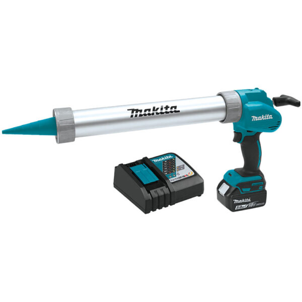 XGC01T1B Makita 18V LXT Lithium-Ion Cordless 20 oz. Barrel Style Caulk and Adhesive Gun Kit (5.0Ah)