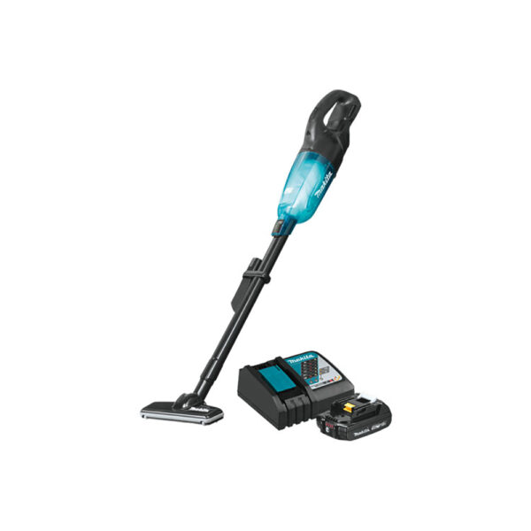 XLC03R1BX4 Makita 18V LXT Lithium-ion Compact Brushless Cordless Vacuum Kit, Trigger w/ Lock (2.0Ah)