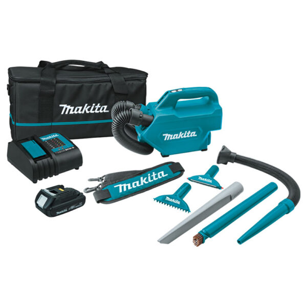 XLC07SY1 Makita 18V LXT Lithium-Ion Compact Handheld Canister Vacuum Kit (1.5Ah)