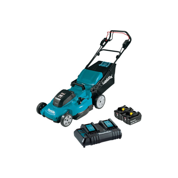 XML11CT1 Makita 36V (18V X2) LXT 21'' Self-Propelled Lawn Mower Kit with 4 Batteries (5.0Ah)