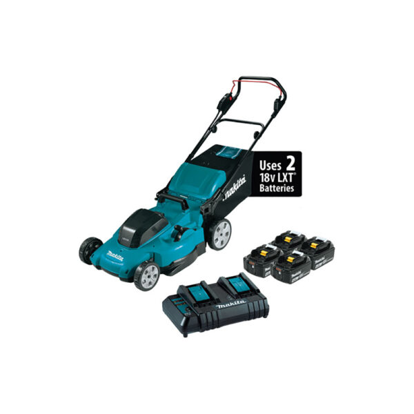 XML13CM1 Makita 36V (18V X2) LXT 19'' Lawn Mower Kit with 4 Batteries (4.0Ah)