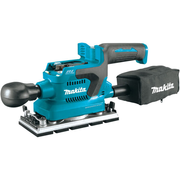 XOB03Z Makita 18V LXT Lithium-Ion Brushless Cordless 1/3 Sheet Finishing Sander, AWS Capable, Tool Only