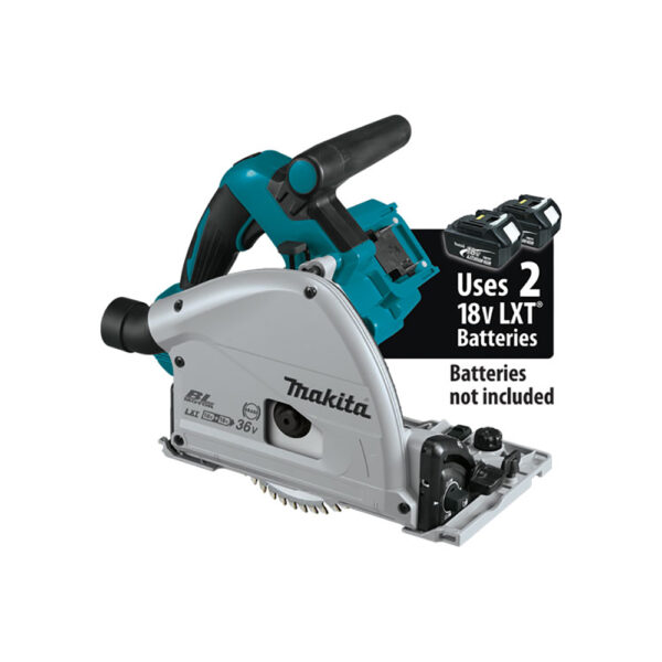 XPS02ZU Makita 36V (18V X2) LXT Brushless 6-1/2'' Plunge Circular Saw, AWS, Tool Only
