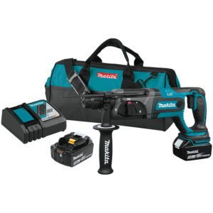 XRH04T Makita 18V LXT Lithium-Ion Cordless 7/8'' SDS-PLUS Rotary Hammer Kit, (5.0Ah)