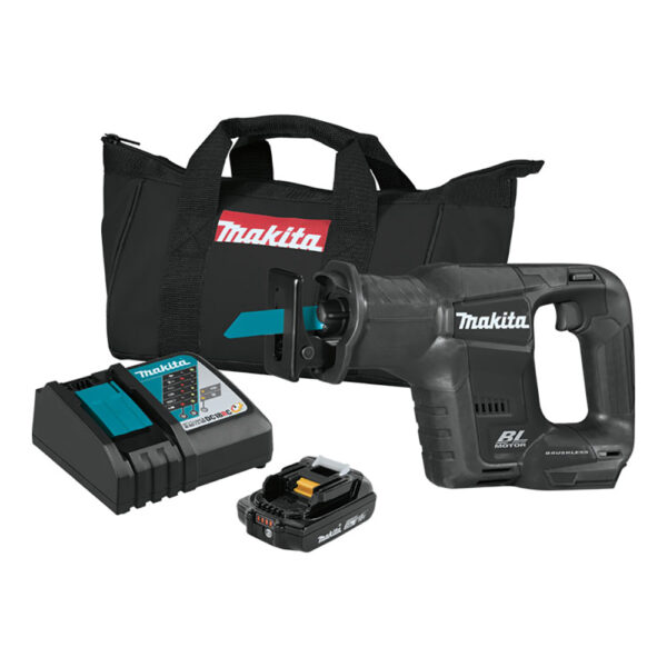 XRJ07R1B Makita 18V LXT Lithium-Ion Sub-Compact Brushless Cordless Recipro Saw Kit (2.0Ah)