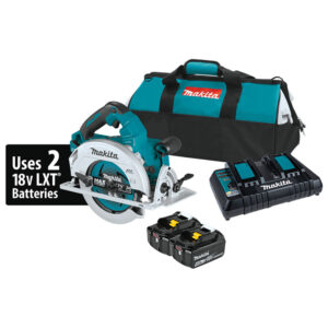 XSH07PTU Makita 36V (18V X2) LXT Brushless 7-1/4'' Circular Saw Kit, AWS Capable (5.0Ah)