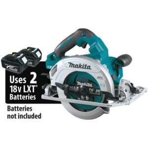 XSH08Z Makita 36V (18V X2) LXT Brushless 7-1/4'' Circular Saw with Guide Rail Compatible Base, Tool Only