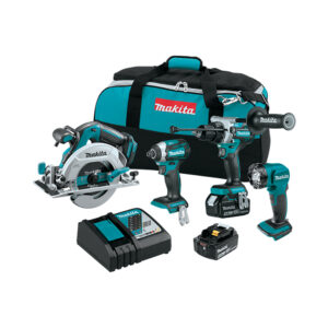 XT452T Makita 18V LXT Lithium-Ion Brushless Cordless 4PC Combo Kit (5.0Ah)
