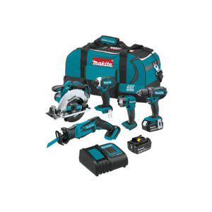 XT510SM Makita 18V LXT Lithium-Ion Cordless 5PC Combo Kit (4.0Ah)