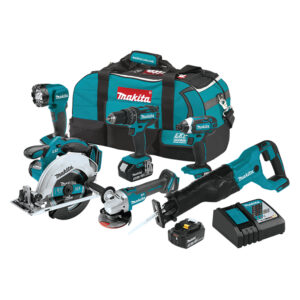 XT610 Makita 18V LXT Lithium-Ion Cordless 6PC Combo Kit (3.0Ah)
