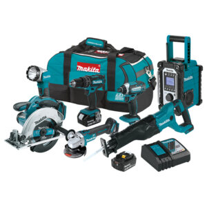 XT704 Makita 18V LXT Lithium-Ion Cordless 7PC Combo Kit (3.0Ah)
