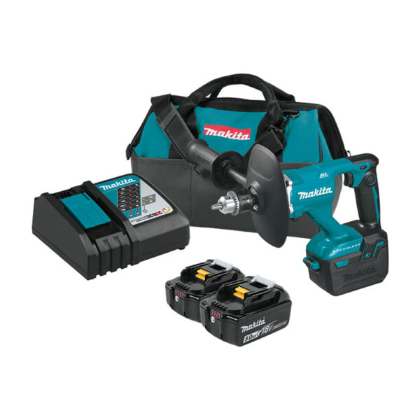 XTU02T Makita 18V LXT Lithium-Ion Brushless Cordless 1/2'' Mixer Kit (5.0Ah)