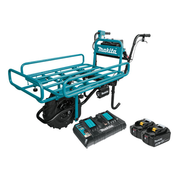XUC01PTX2 Makita 18V X2 LXT Brushless Cordless Power-Assisted Flat Dolly Kit (5.0Ah)