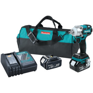 XWT02 Makita 18V LXT Lithium-Ion Brushless Cordless 3-Speed 1/2'' Impact Wrench Kit