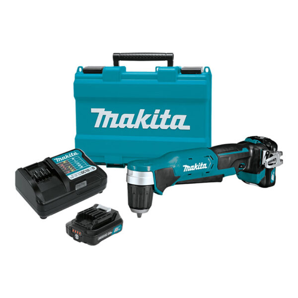 AD04R1 Makita 12V max CXT Lithium-Ion Cordless 3/8'' Right Angle Drill Kit (2.0Ah)