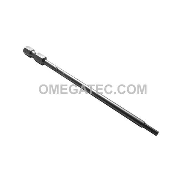 Apex AM-2.5MM-4 Socket Head Metric Power Drive Bits, 1/4'' Hex Drive