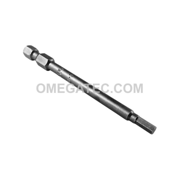 Apex AM-3MM-3 Socket Head Metric Power Drive Bits, 1/4'' Hex Drive