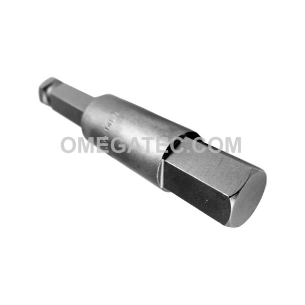 Apex AN-14MM 14mm Socket Head Power Drive Metric Bits, 7/16'' Hex Drive
