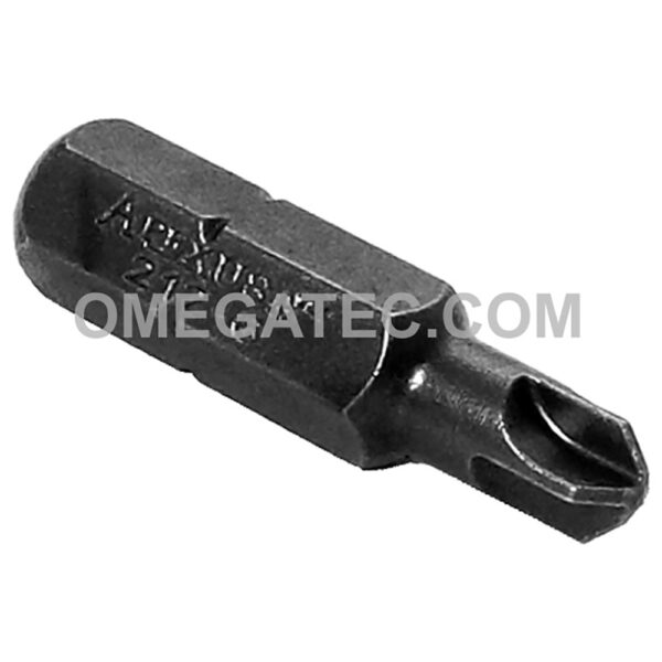 Apex 212-6 #6 Torq-Set Insert Bits, 1/4'' Hex Drive
