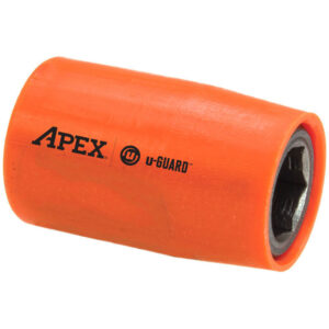 Apex UG-M-16MM45 16mm 6-Point u-Guard Magnetic Metric Impact Socket, 1/2'' Square Drive