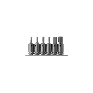 Apex 3/8'' And 1/2'' Square Drive Adapter And (Hex-Allen) Socket Head Bit Sets, SAE