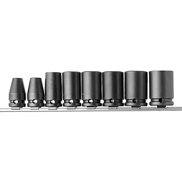Apex APS312M Standard 6-Point Impact 12PC Socket Set, 3/8'' Square Drive