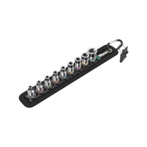 Wera 05003880001 10 Pc. Belt A 1 1/4'' Zyklop Socket Set w/ Holding Function